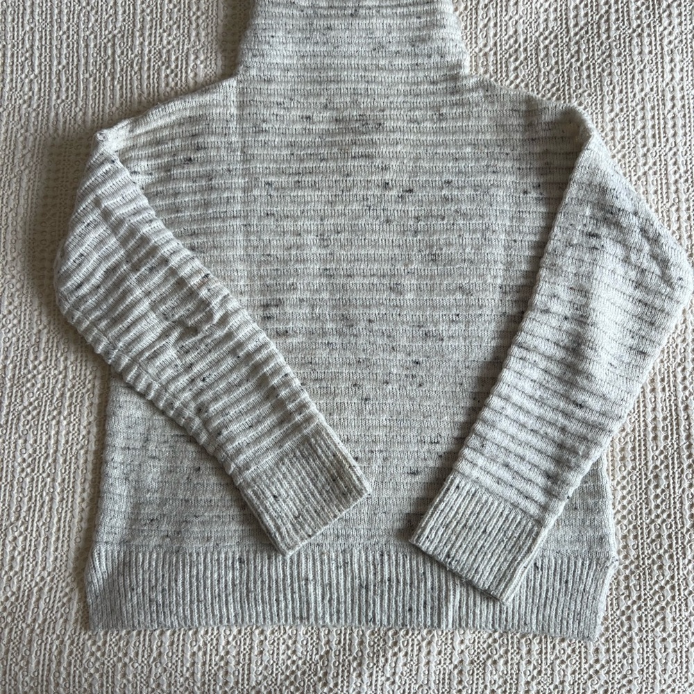 Women's Gray Madewell Mock Neck Sweater